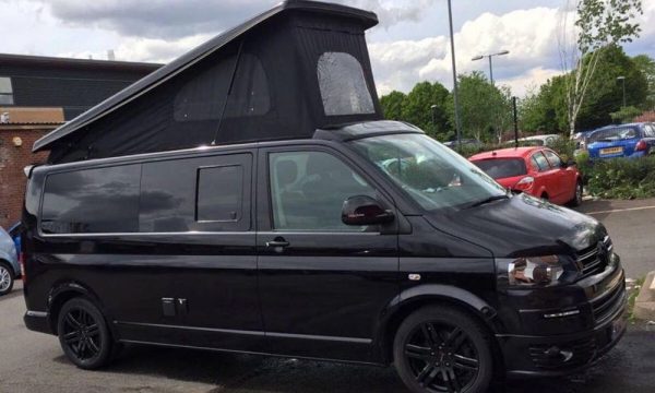 Black Campervan with Portfolio roof